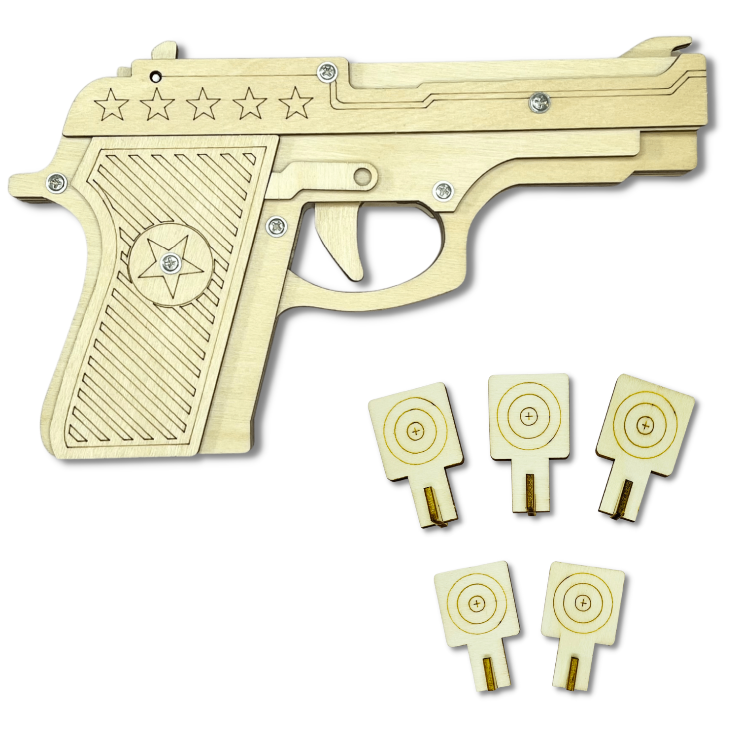 知育玩具_Apricity】ゴム鉄砲 組立キット（9057-0015） - 剣縁｜剣道が