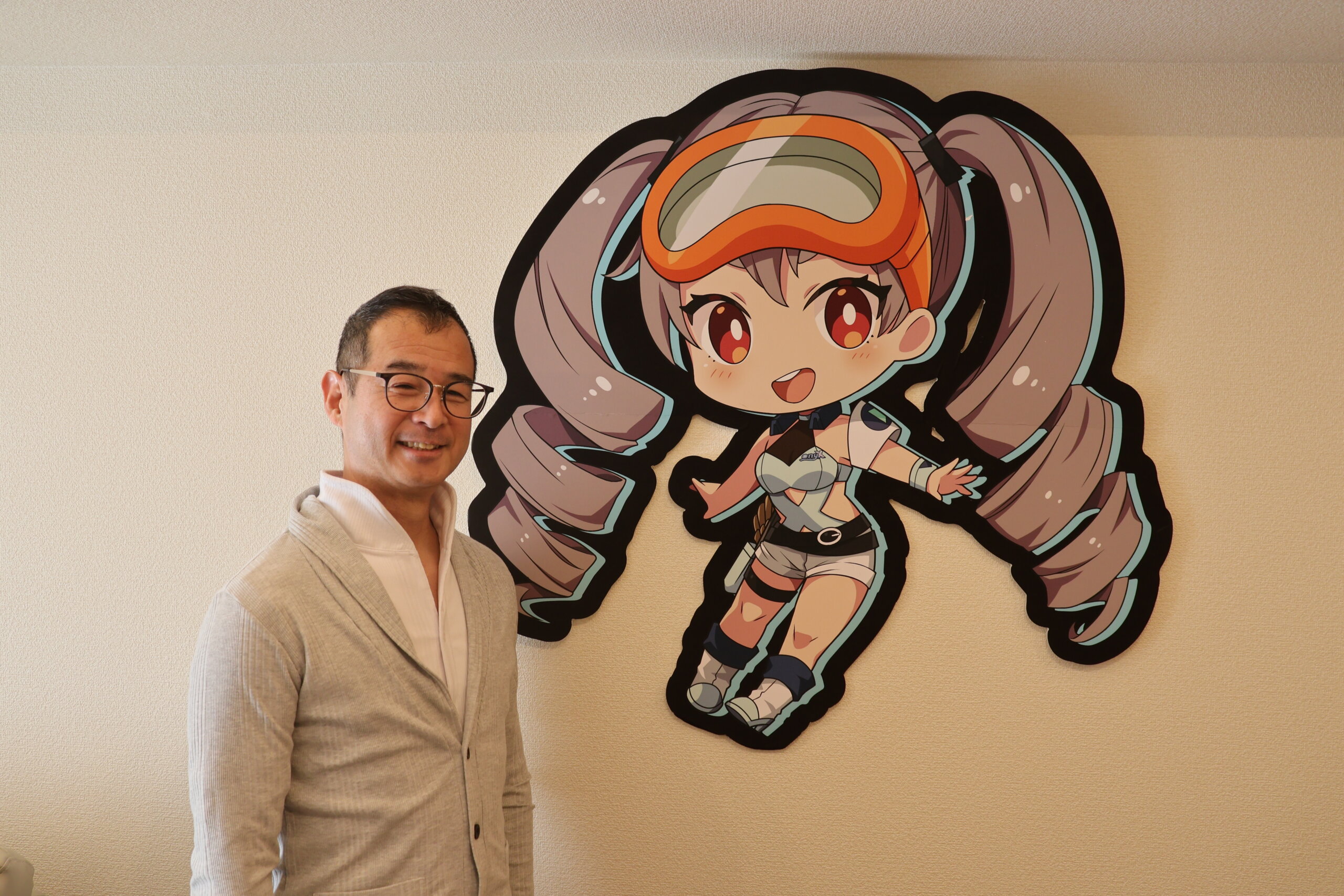 アニメーション キャラクターアート フレーム付き 日本文化の「アニメ」で 世界展開をねらう （永井快昌/株式会社